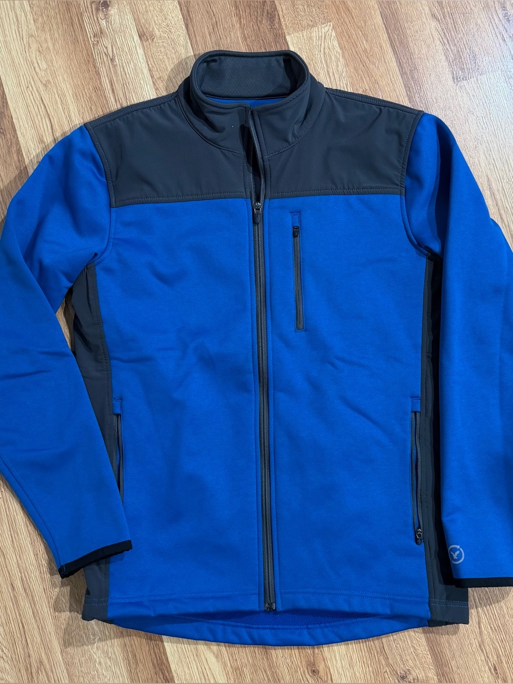 American Eagle Outfitters Men's Royal Blue Softshell Jacket